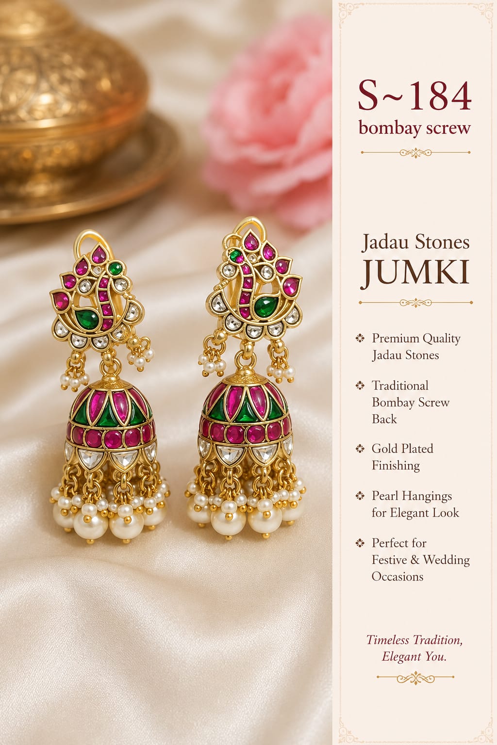 Kannika Bangles - Grand Kemp Jhumka
