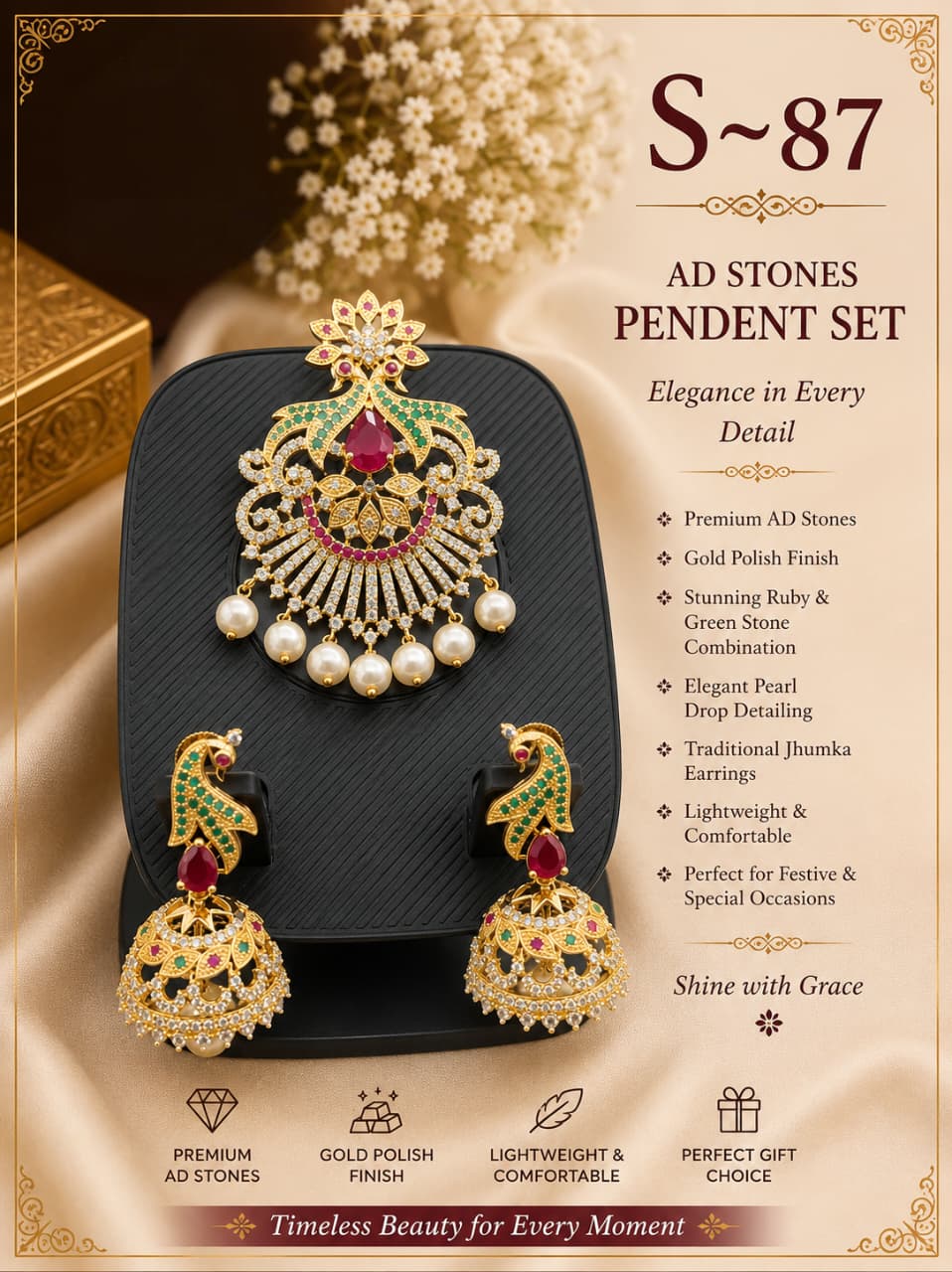 Bridal Diamond Set - Handcrafted Indian Jewellery Bangalore