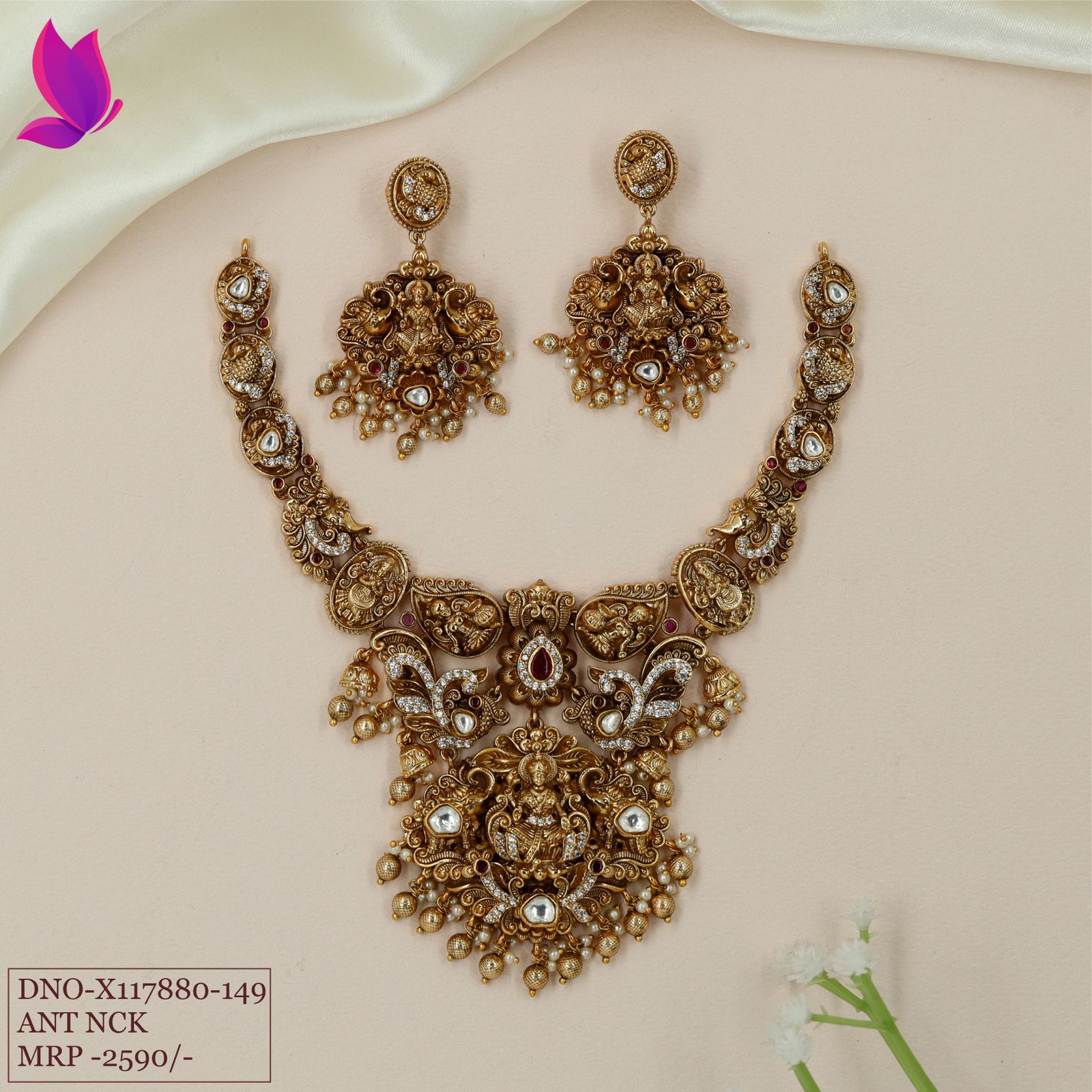 Royal Bridal Necklaces & Heritage Chokers - Sri Kannika Bangles